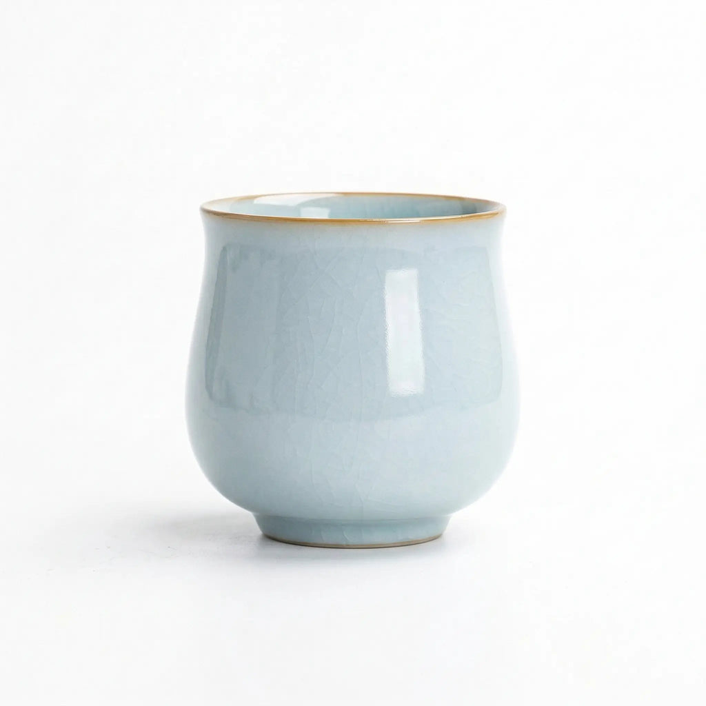 Crackle Glaze Ru Porcelain Cup