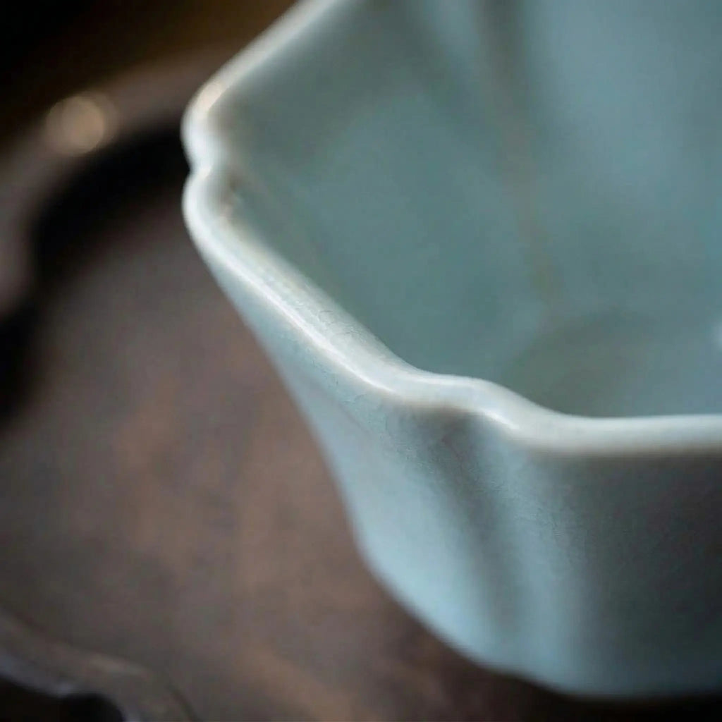 Chinese Ru Porcelain | Cicada-Wing Crackle Glaze Tea Cup