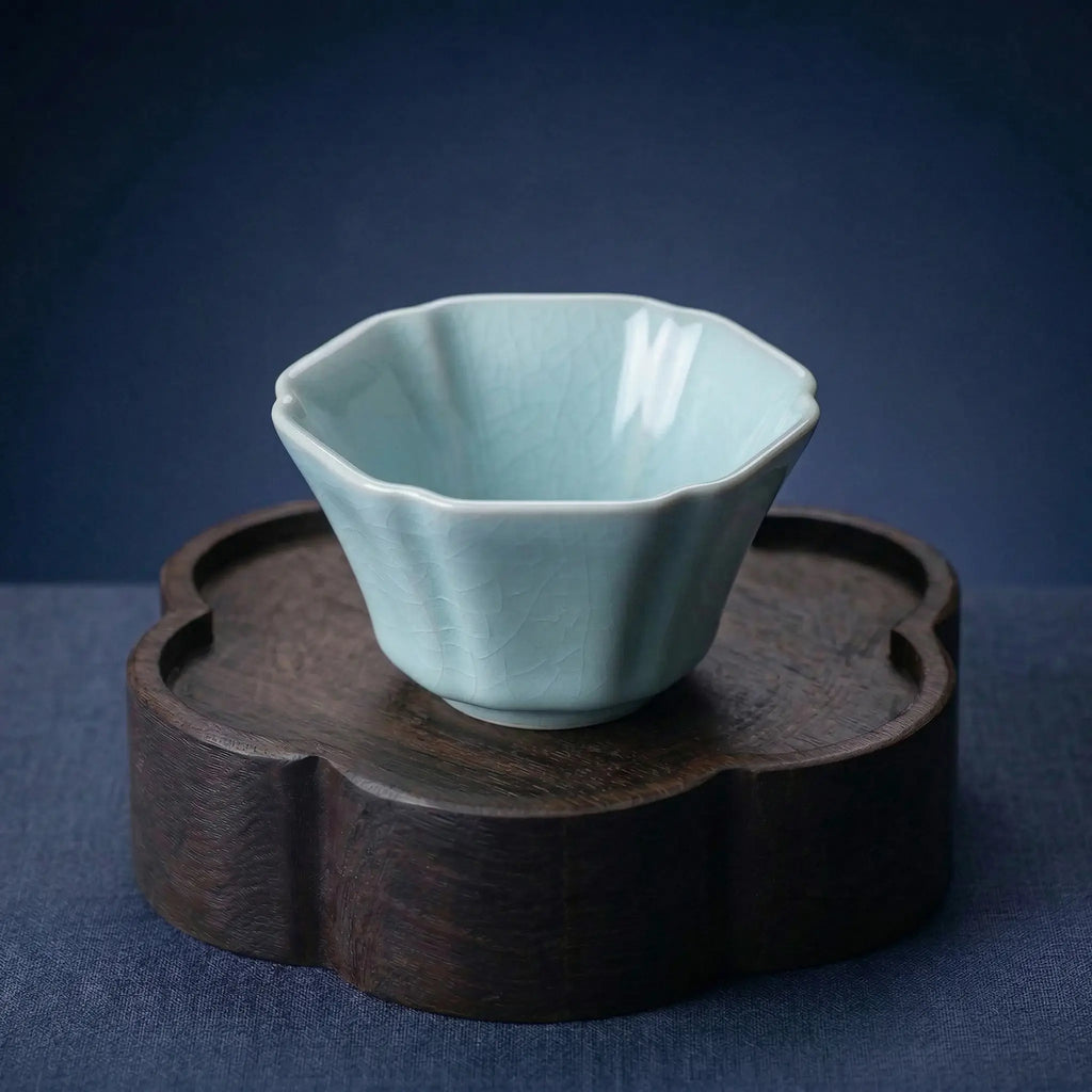 Chinese Ru Porcelain | Cicada-Wing Crackle Glaze Tea Cup