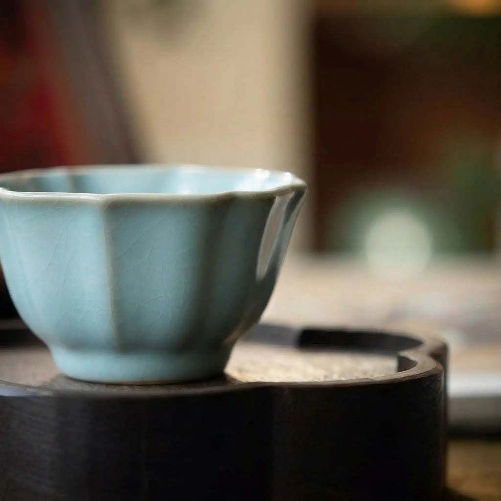 Pottery Celadon Tea Cup