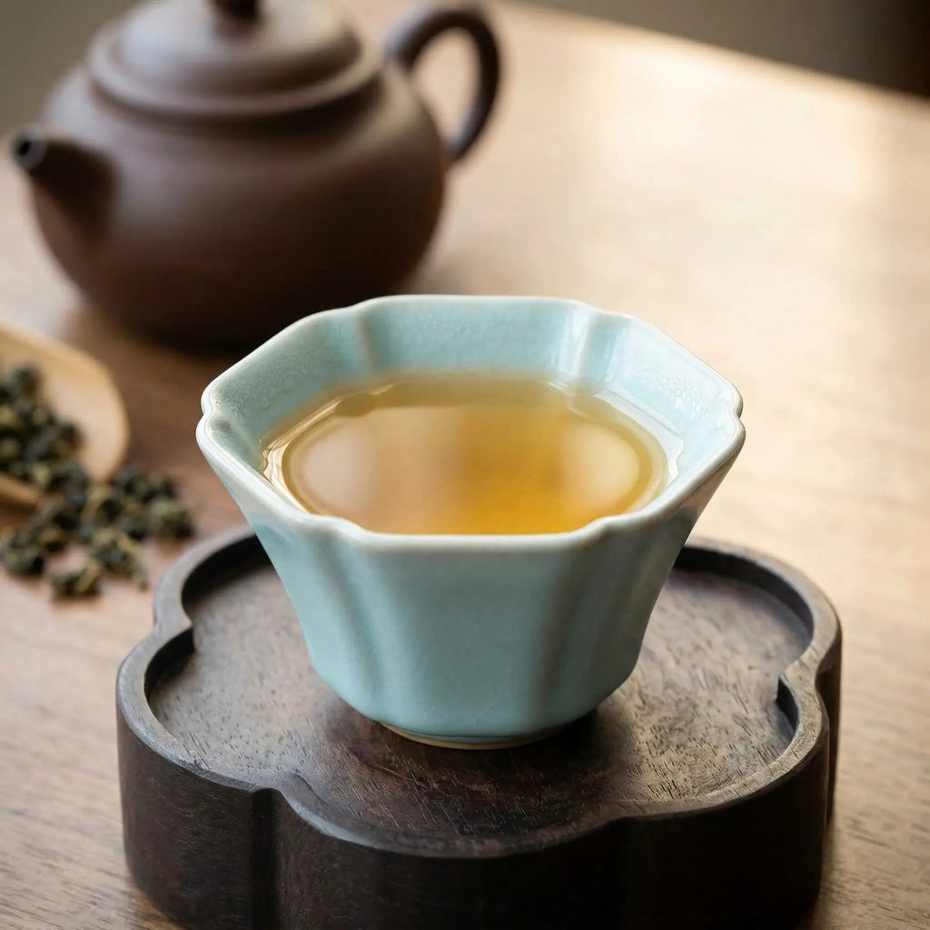Pottery Celadon Tea Cup