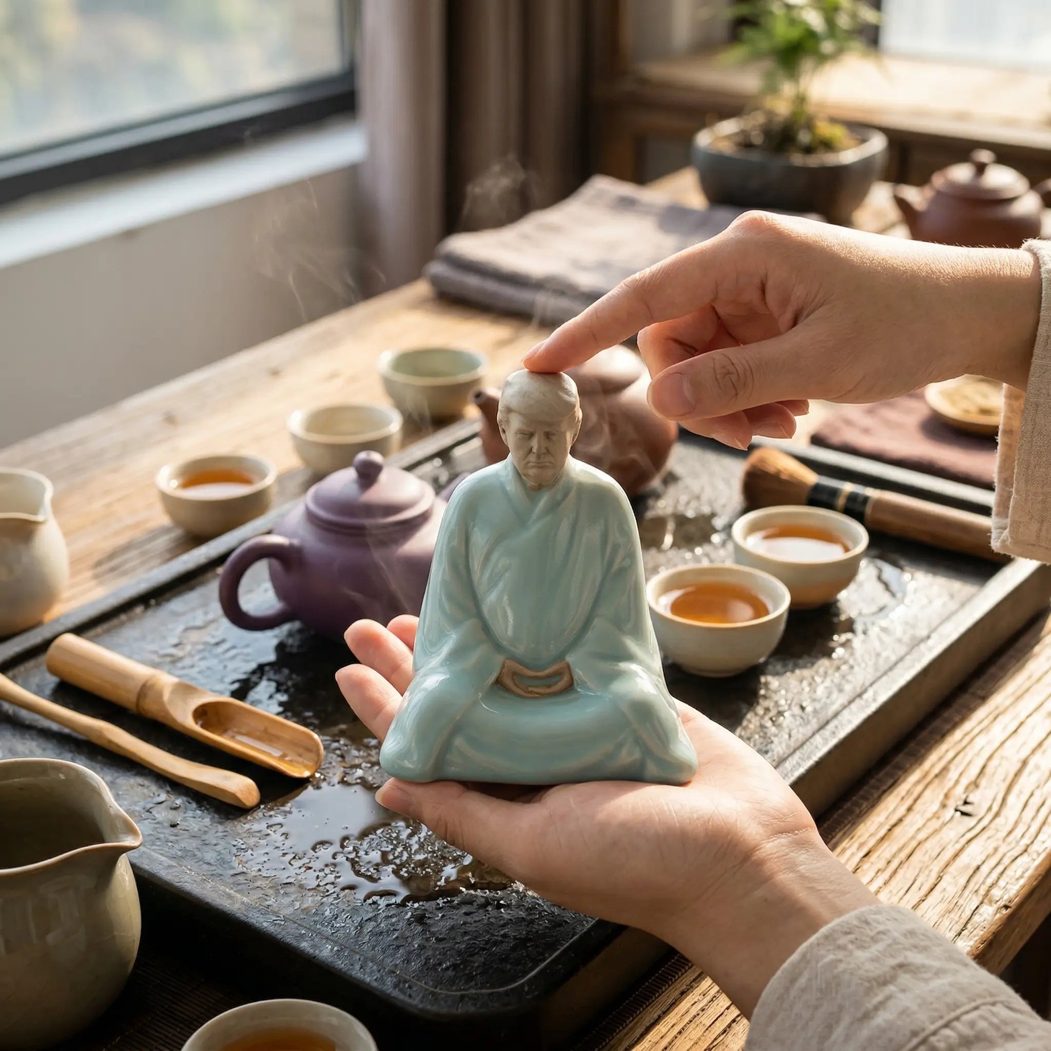 Fun tea pet